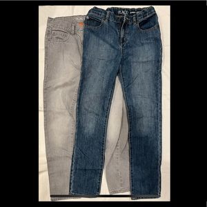 2 pairs boys jeans, size 10